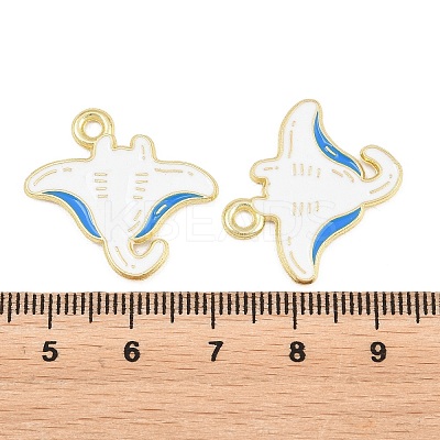 Ocean Alloy Enamel Pendants FIND-E057-02B-1