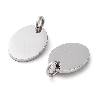 Non-Tarnish 304 Stainless Steel Stamping Blank Tag Pendants STAS-L022-182P-01-1