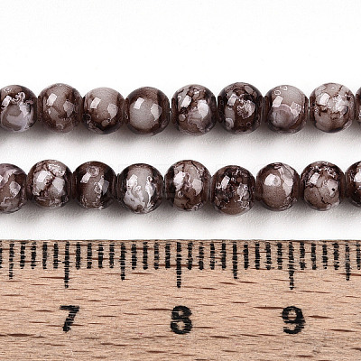 Baking Paint Glass Beads X1-DGLA-N003-4mm-A05-1