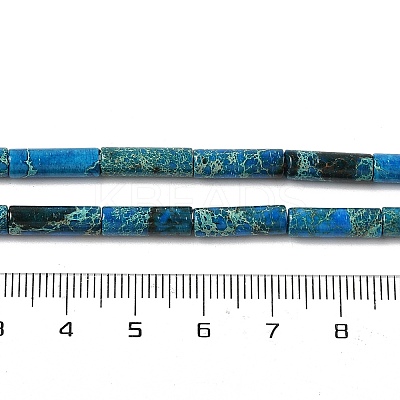 Dyed Natural Imperial Jasper Beads Strands G-H087-H01-01C-1