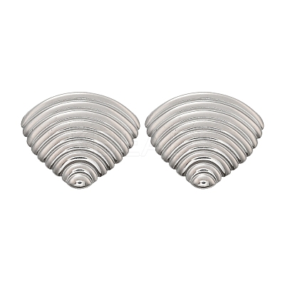 304 Stainless Steel Studs Earrings for Women LS-EJEW-K306-22P-1
