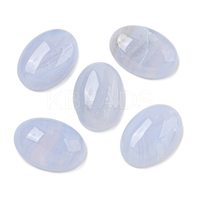 Natural Blue Lace Agate Cabochons G-I363-01B-1
