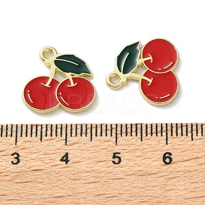 Fruit Alloy Enamel Charms X1-PALLOY-S058-01LG-10-1