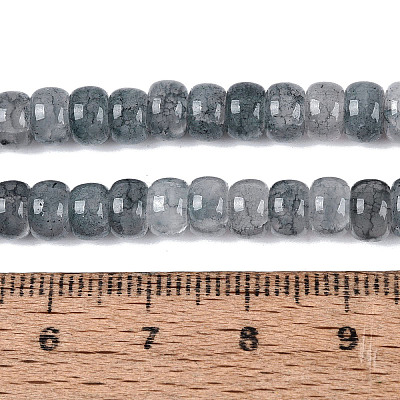 Ombre Effect Dyed Glass Beads Strands GLAA-Q106-05A-A17-1