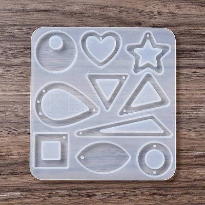 DIY Geometrical Pendant Silicone Molds DIY-F134-06-1
