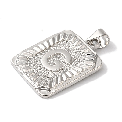 Rack Plating Brass Pendants KK-B092-42P-G-1