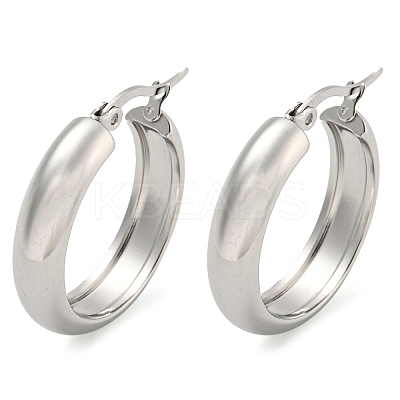 202 Stainless Steel Hoop Earrings X-EJEW-H003-38P-03-1