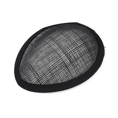 Linen Teardrop Fascinator Hat Base for Millinery AJEW-WH0283-54C-1