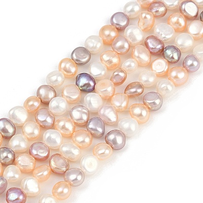 Natural Cultured Freshwater Pearl Beads Strands PEAR-P064-19G-02M-1