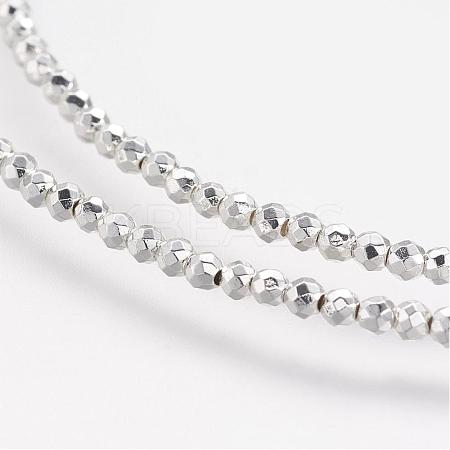 Non-magnetic Synthetic Hematite Beads Strands G-P218-26-S-1