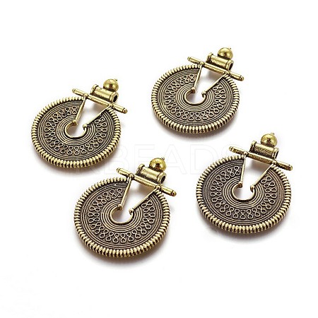 Tibetan Style Alloy Big Pendants LS-TIBEP-G019-08AG-1