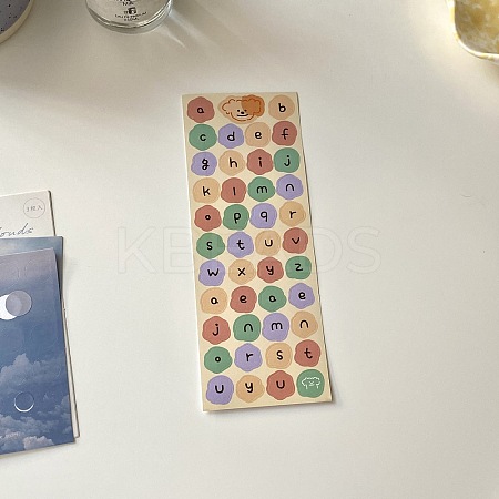 PVC Self-Adhesive Letter Stickers WG56011-03-1