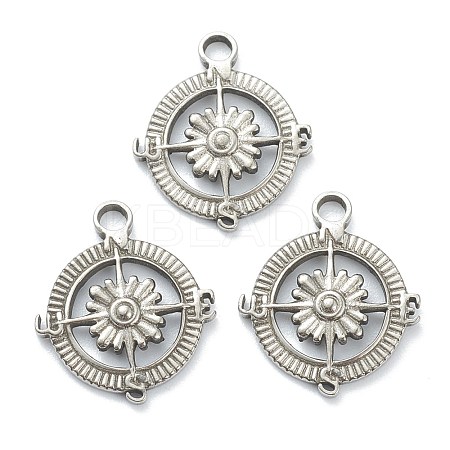 Non-Tarnish 304 Stainless Steel Pendants STAS-P279-10P-1