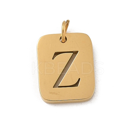 304 Stainless Steel Charms LS-STAS-R001-01G-Z-1