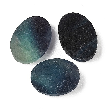 Natural Fluorite Cabochons G-K338-38B-04-1