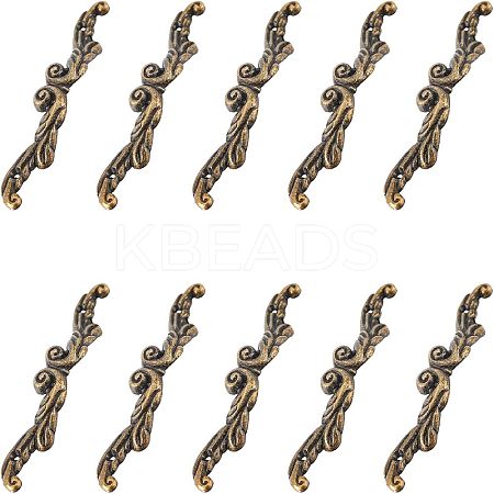 Zinc Alloy Box Handles PALLOY-FH0001-45AB-RS-1
