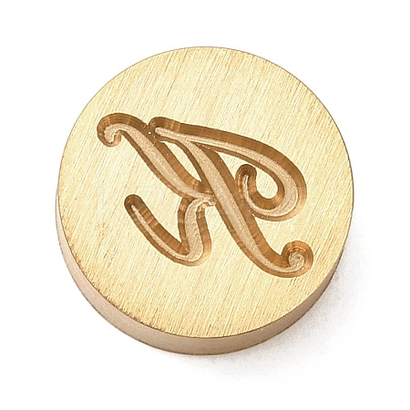 Golden Tone Brass Letter Stamps LS-KK-R005-01K-1