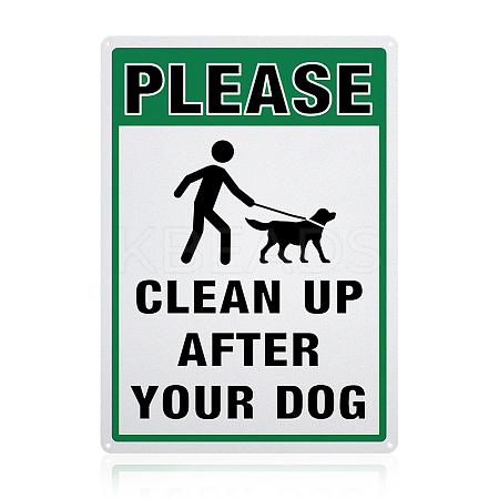 UV Protected & Waterproof Aluminum Warning Signs AJEW-GL0001-05C-06-1