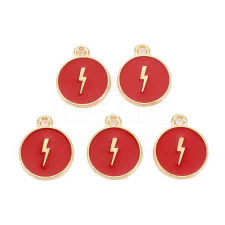 Alloy Enamel Pendants ENAM-S121-184E-1