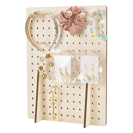 Rectangle Wood Jewelry Rack ODIS-WH0070-77-1