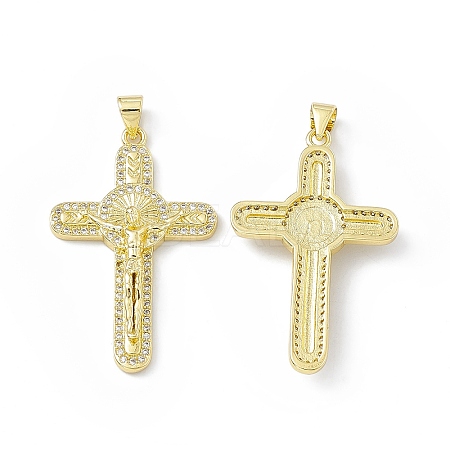 Rack Plating Eco-friendly Brass Pendants KK-B065-09G-1