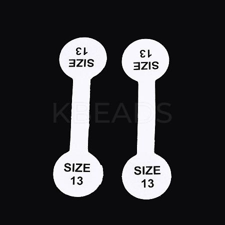 Folding Paper Ring Size Sticker CDIS-C006-01I-1