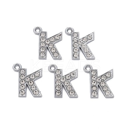 Alloy Pendants ALRI-N039-001K-RS-1