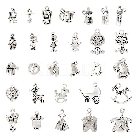 116pcs 29 style  Style Tibetan Style Alloy Pendants TIBE-TA0001-31-1