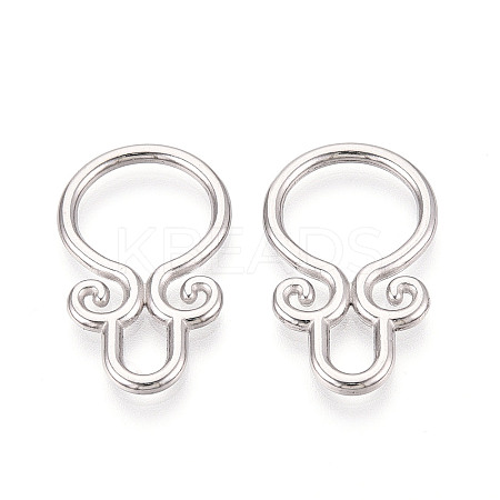 304 Stainless Steel Pendants STAS-N114-42P-1