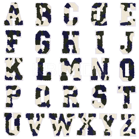 26Pcs Towel Embroidery Style Cloth Iron on/Sew on Patches DIY-GO0002-02-1