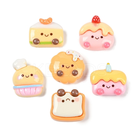 Opaque Resin Imitation Food Decoden Cabochons CRES-M036-11-1
