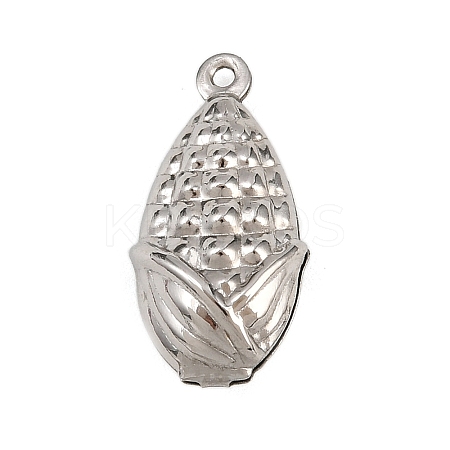 Fruit 304 Stainless Steel Pendants STAS-P418-03E-P-1