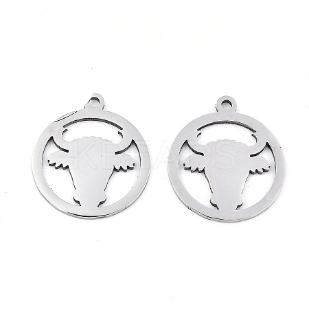 Non-Tarnish 201 Stainless Steel Pendants STAS-S081-011-1