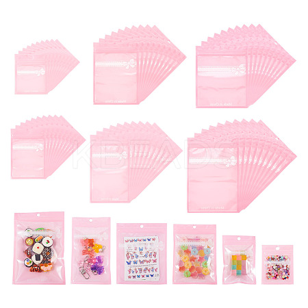 60Pcs 6 Styles Plastic Packaging Resealable Bags OPP-TA0001-07-1