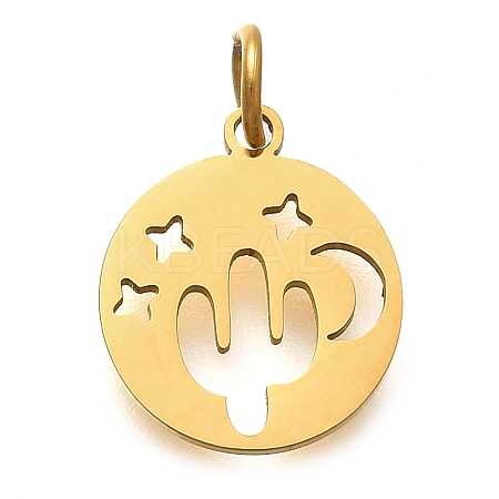304 Stainless Steel Charms STAS-Z119-07G-1