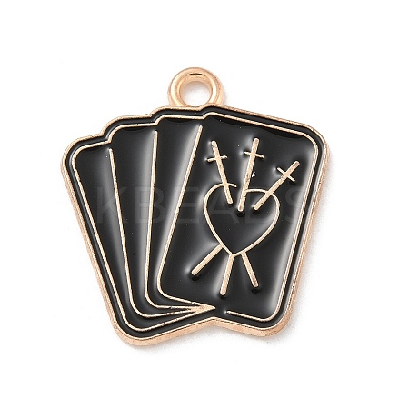 Alloy Enamel Pendants ENAM-A008-45F-KCG-1