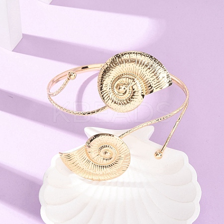 Alloy Cuff Bangles BJEW-Z168-01G-01-1