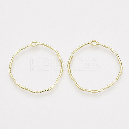 Alloy Open Back Bezel Pendants X-PALLOY-S121-82A-1