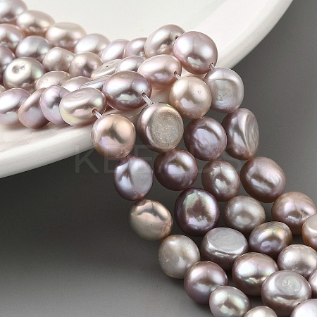 Natural Cultured Freshwater Pearl Beads Strands PEAR-A006-08I-1