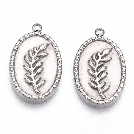 Non-Tarnish 304 Stainless Steel Pendants STAS-L022-323P-1