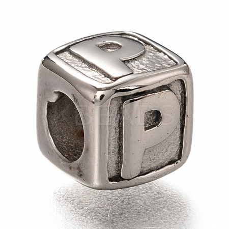 Tarnish Resistant 304 Stainless Steel European Beads OPDL-L020-001P-1