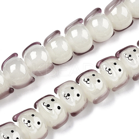 Handmade Lampwork Beads Strands LAMP-N021-42E-1