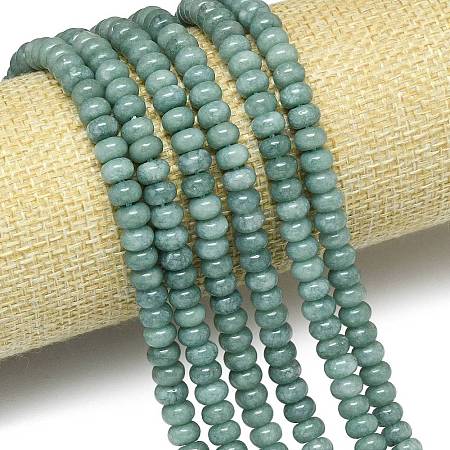 Natural Malaysia Jade Beads Strands G-B165-G01-4x6mm-13-1