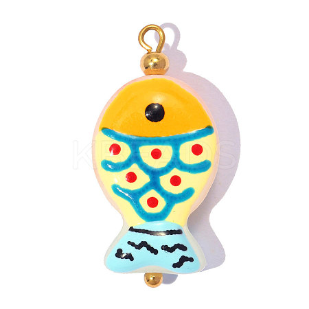 304 Stainless Steel with Glass Pendants GL-OY001-04G-01-1