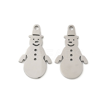 Christmas 201 Stainless Steel Pendants STAS-P428-01B-P-1