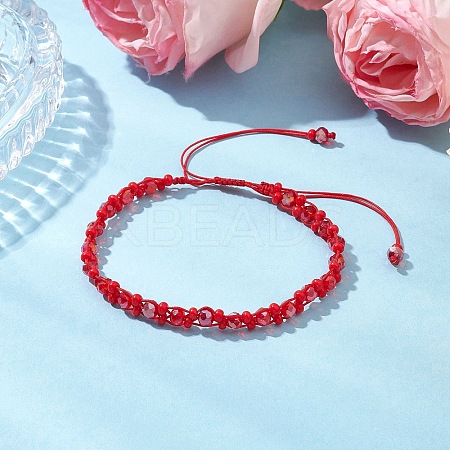 Baking Paint Glass Seed Beaded Bracelets BJEW-MZ00155-05-1