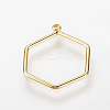 Brass Pendants KK-T020-10G-1
