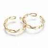 Brass Cuff Rings X-KK-T062-65G-NF-2