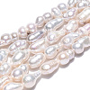 Natural Baroque Pearl Keshi Pearl Beads Strands X1-PEAR-S020-F10-01-3