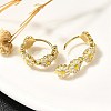 304 Stainless Steel Hoop Earrings for Women EJEW-C096-46G-5